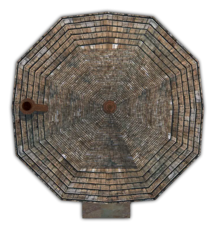 Wooden Octagonal Roof Structure