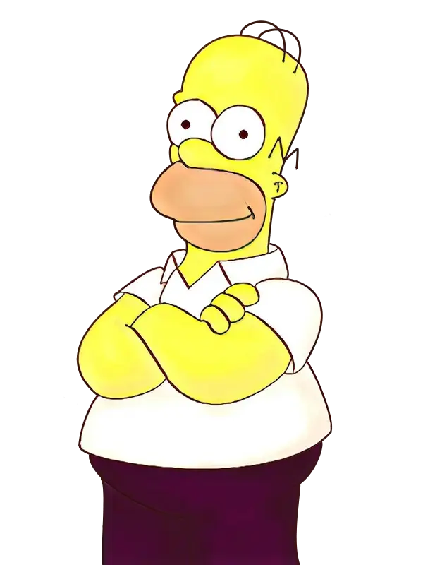 Yellow Cartoon Character Illustration
