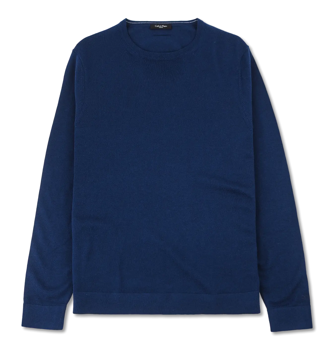 Casual Blue Long Sleeve Sweater