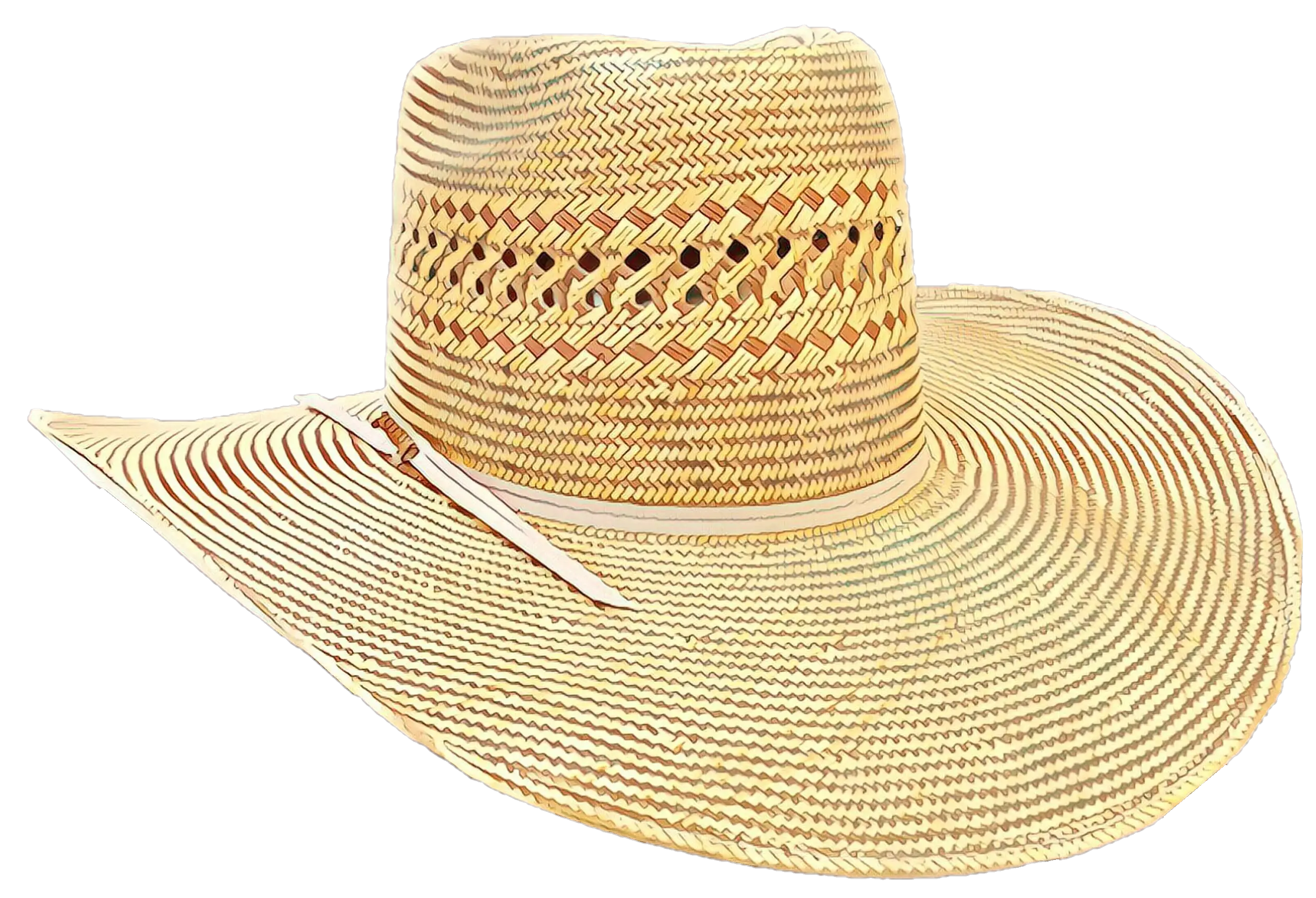 Straw Cowboy Hat in Western Style