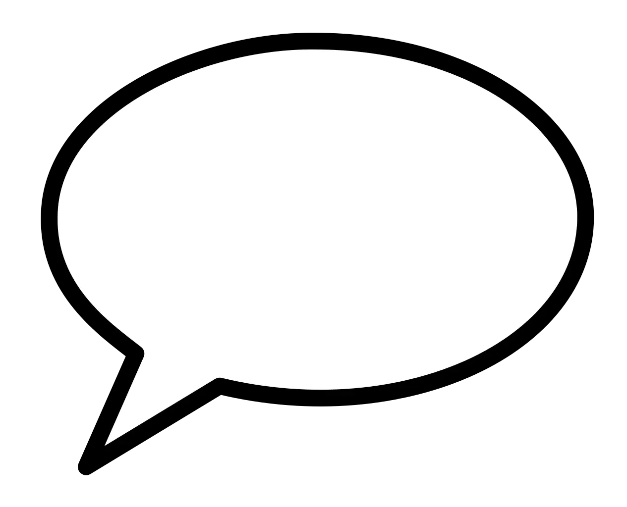 Speech Bubble for Communication Illustration