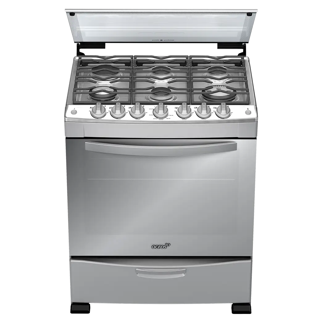Silver Gas Stove with Oven