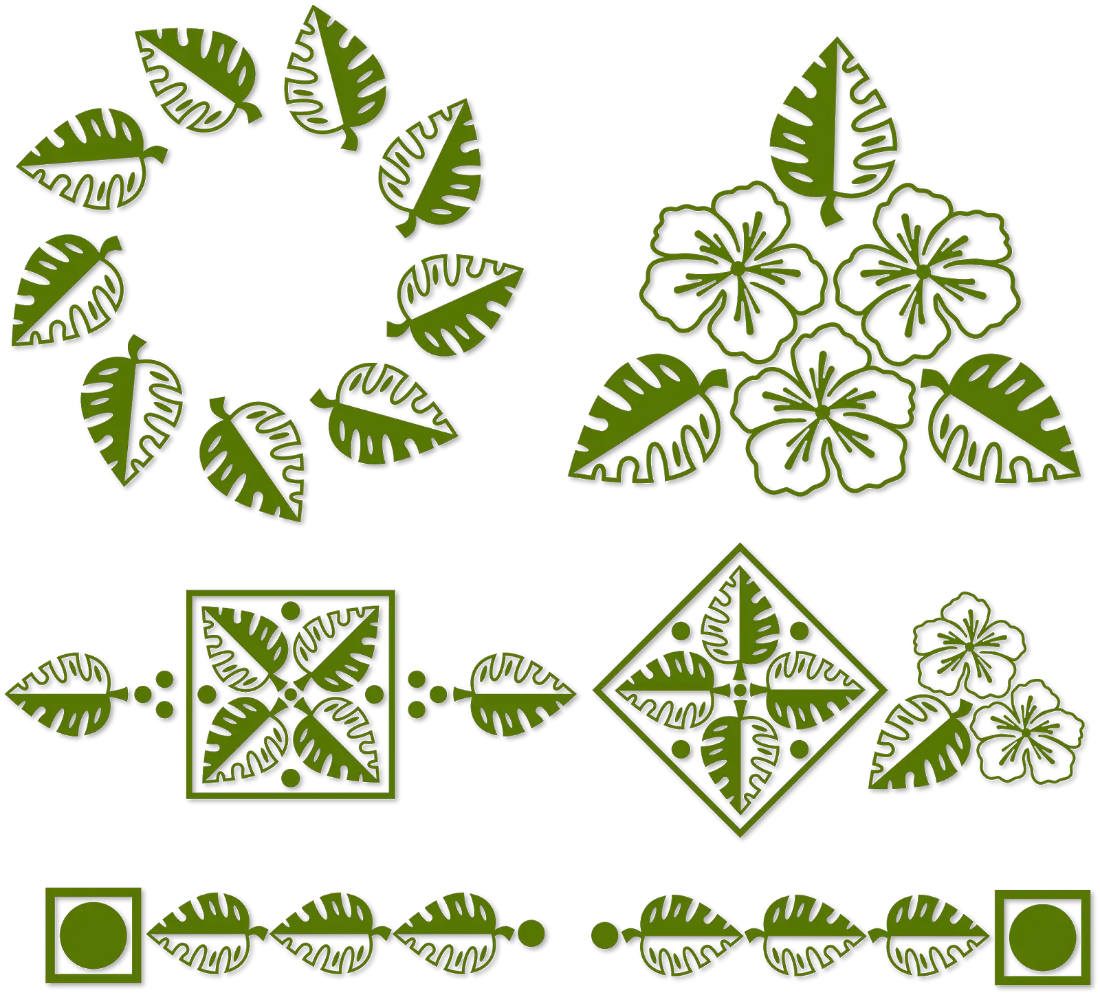 Leaf and Floral Patterns
