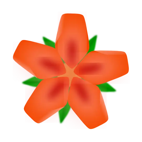 Bright Red Flower