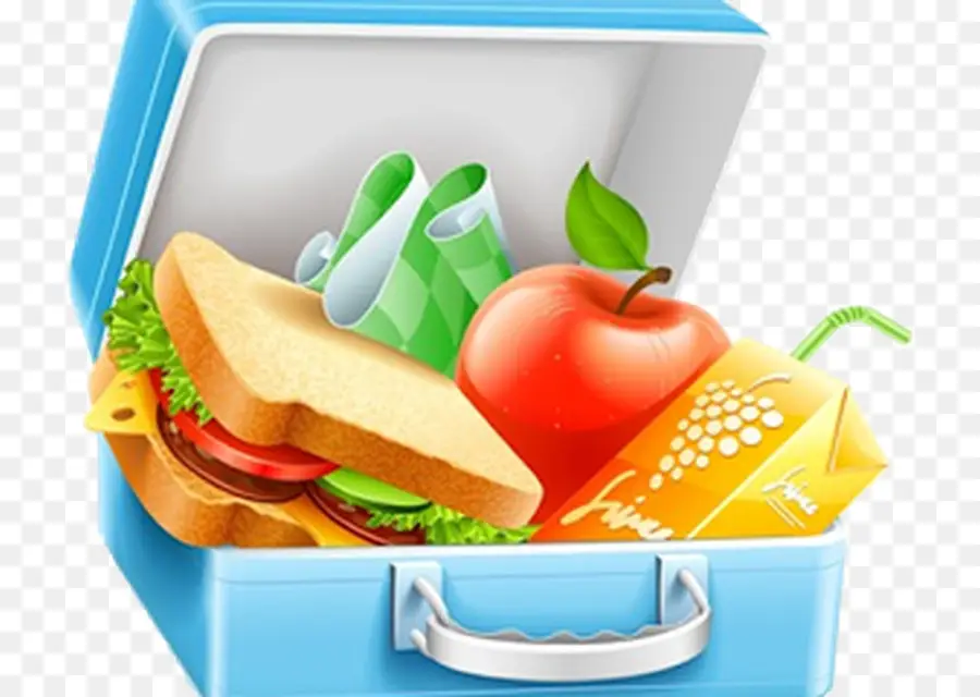 Lunchbox with Sandwich and Apple