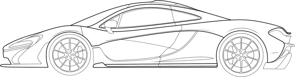 Outline of a Sports Car