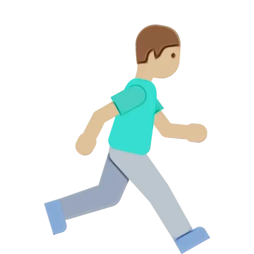 Illustration of a Person Walking