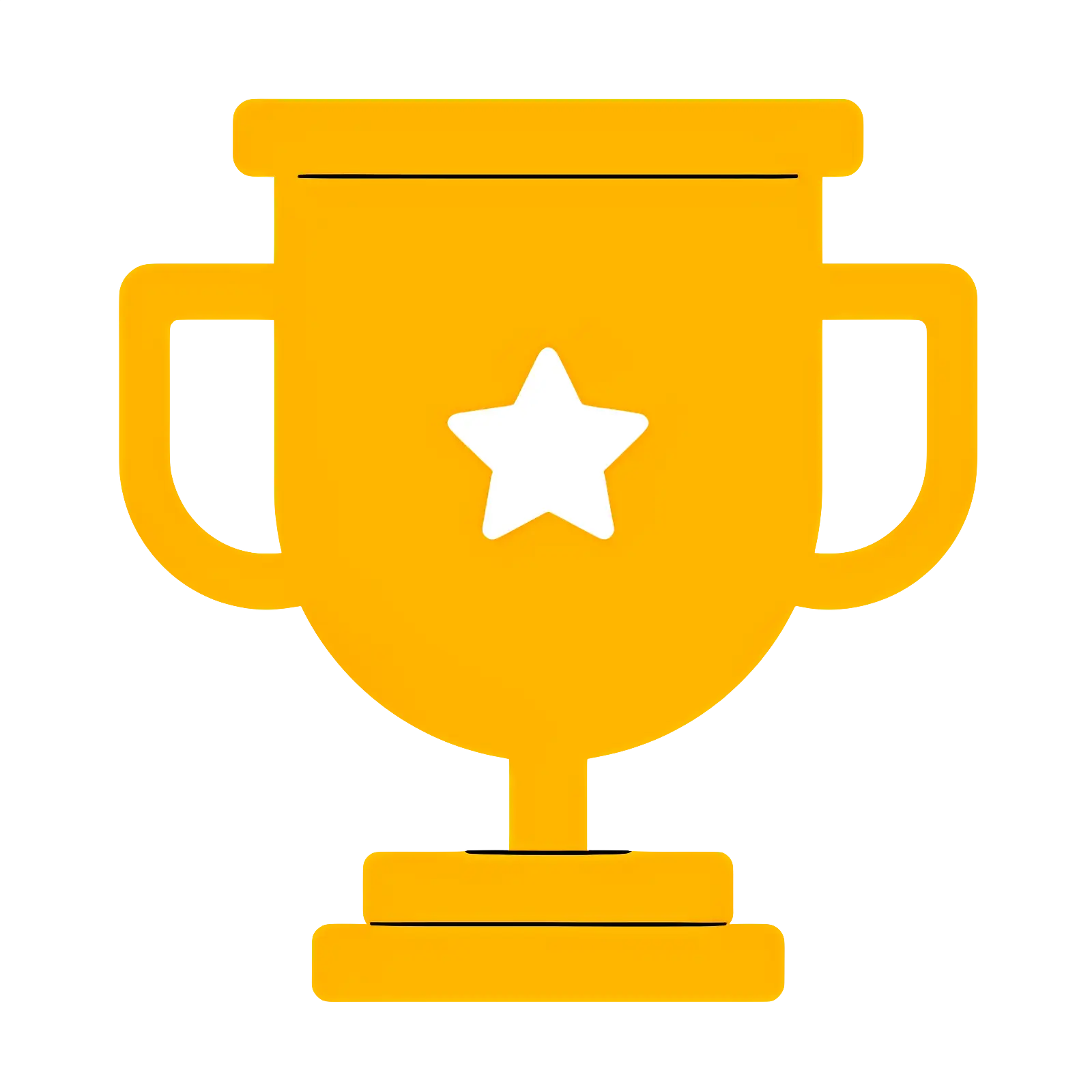 Golden Trophy with Star