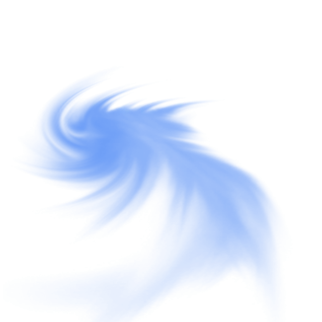 Blue Energy Swirl Design Illustration