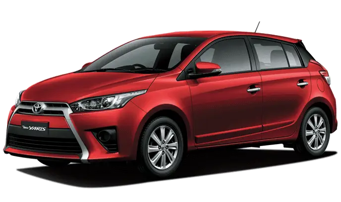 Red Hatchback Car Design