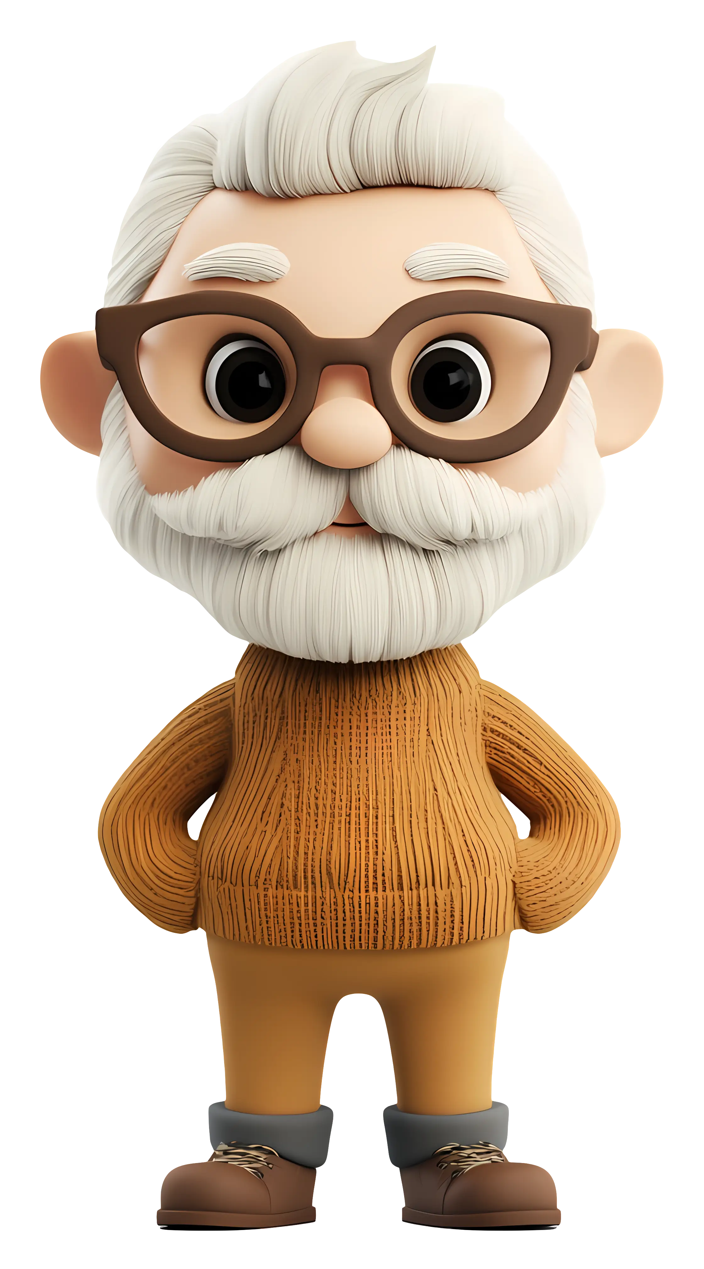 Elderly Man with Glasses