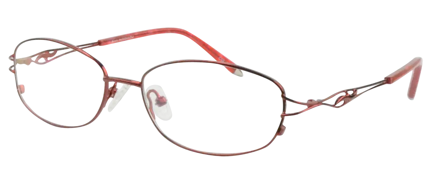 Red Glasses Frame with Stylish Design