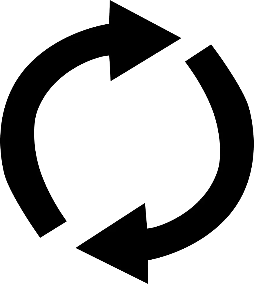 Black Circular Arrows Loop Cycle