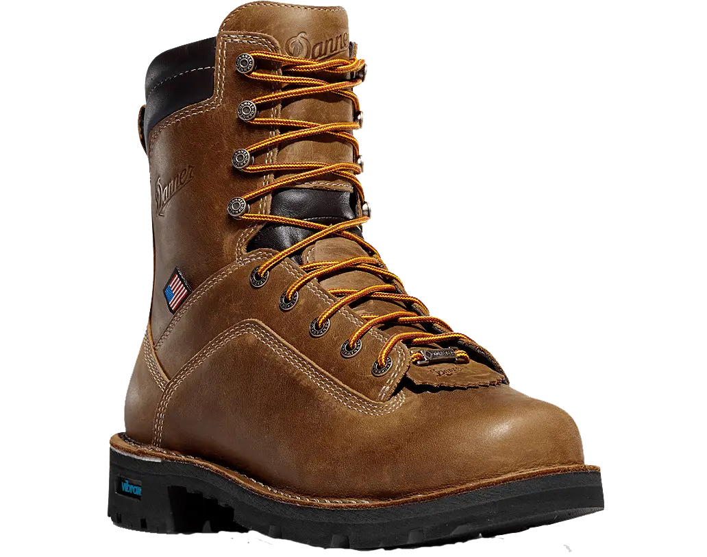 Durable Brown Leather Boot