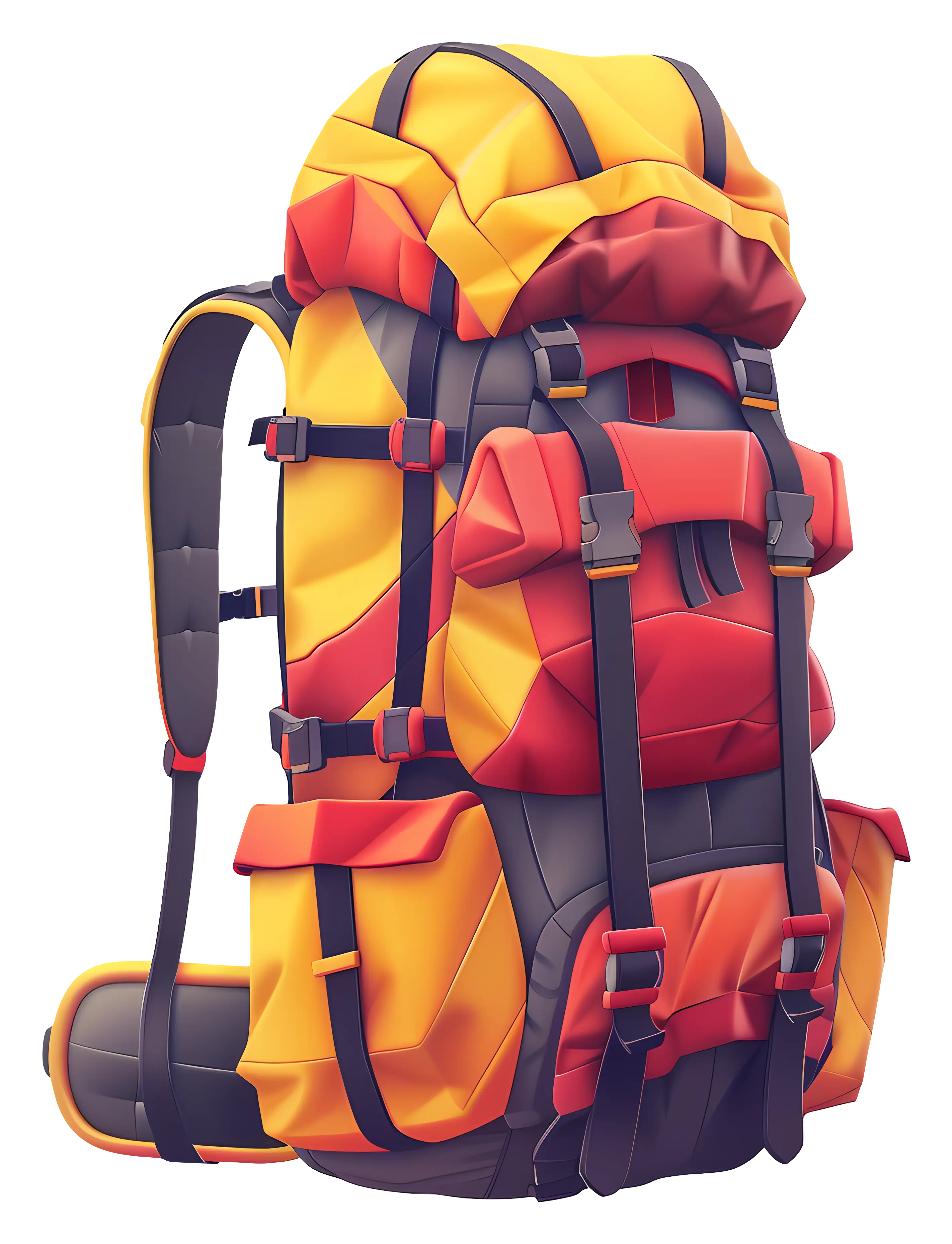 Colorful Backpack for Hiking and Travel