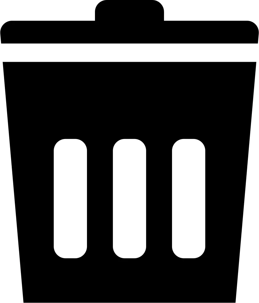 Trash Can Symbol Icon