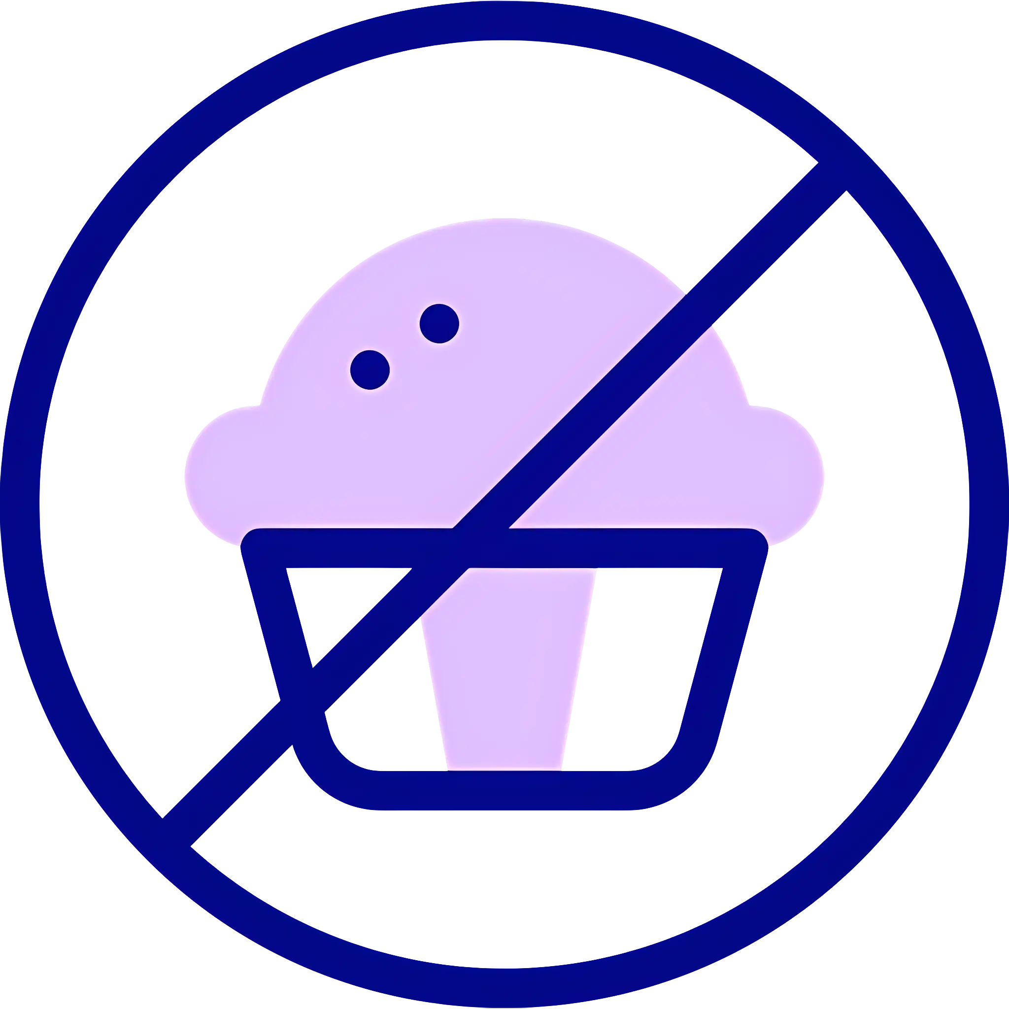 No Cupcake Sign