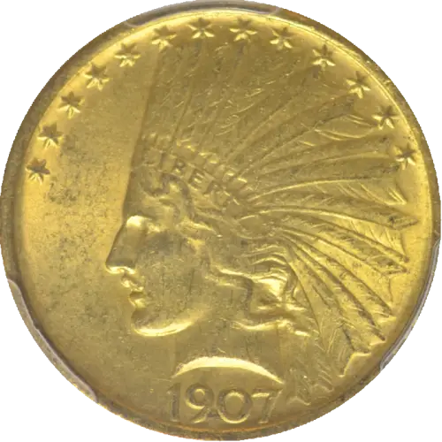 1907 US Gold Coin with Native American Design