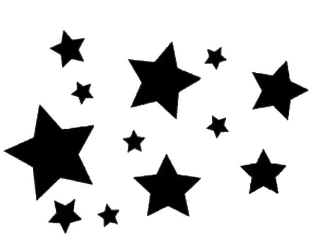 Black Stars Icon Design