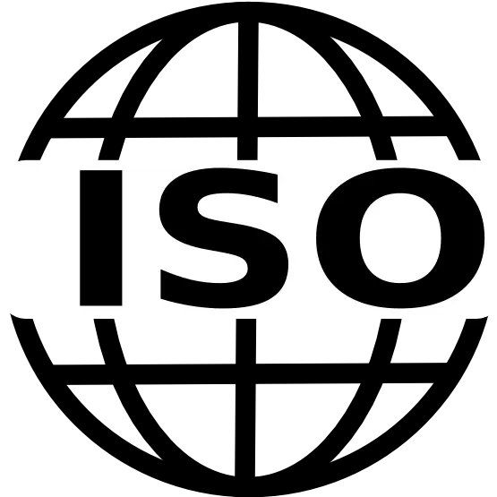 ISO Logo Featuring Globe Symbol