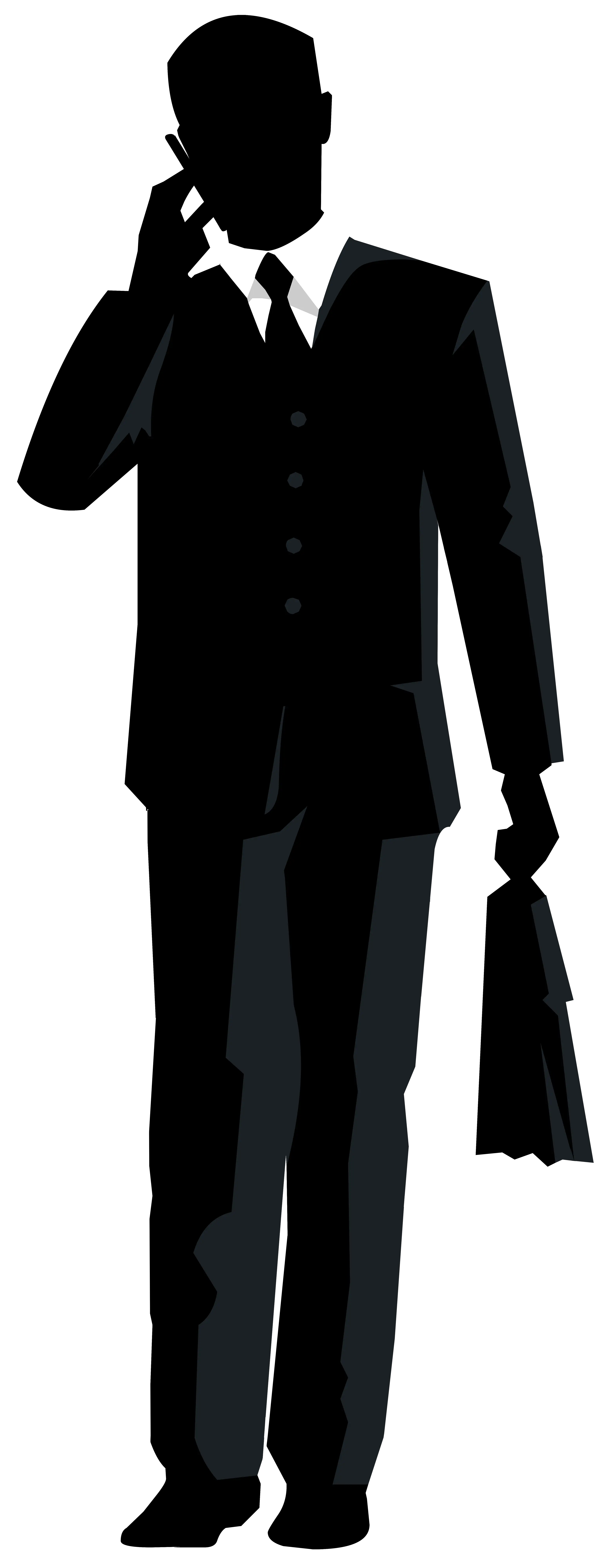 Businessman in Suit with Briefcase