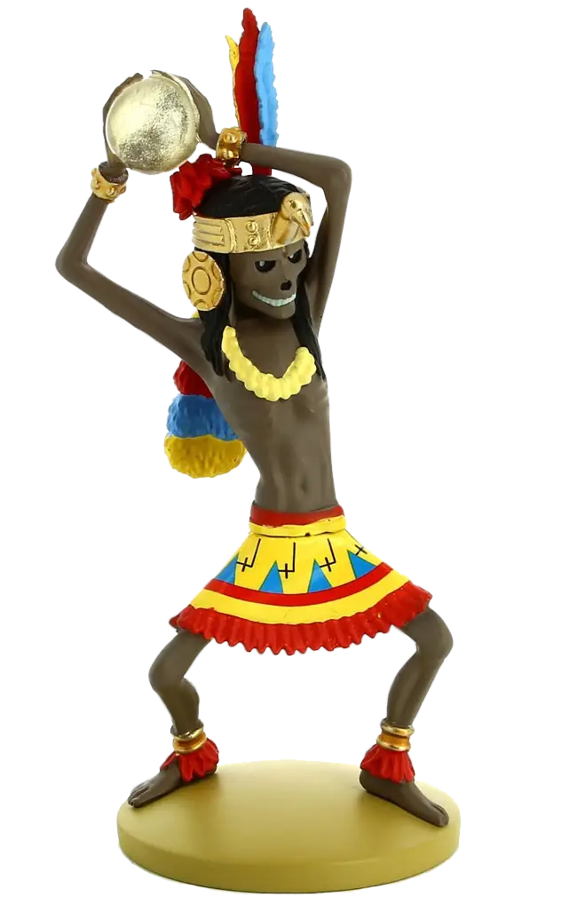Tribal Character Figure with Drum