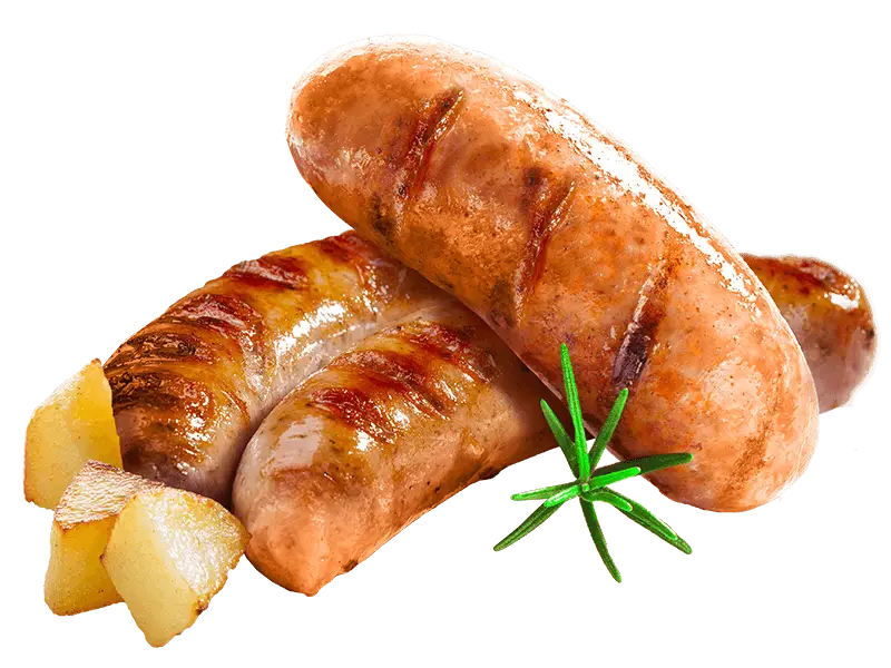 Grilled Sausages with Potatoes