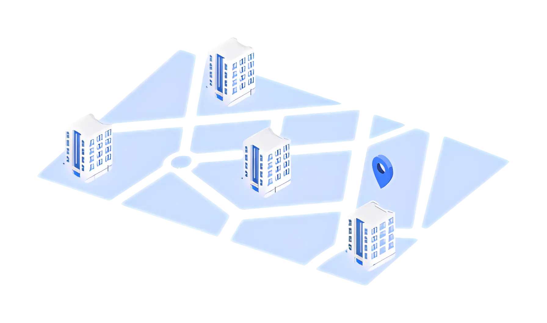 City Map with Buildings