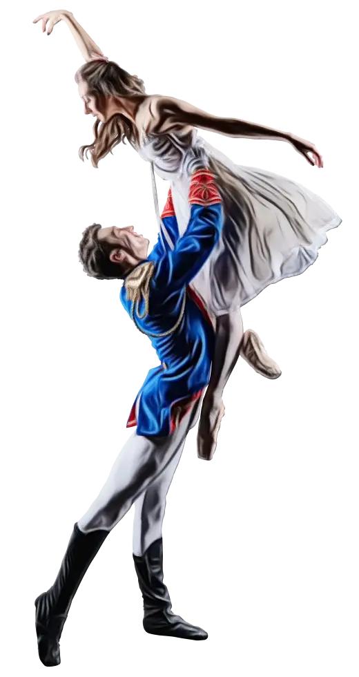 Ballet Dancers in Performance