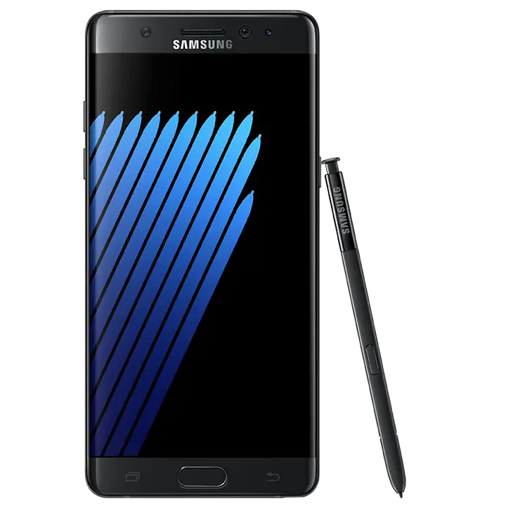 Samsung Black Smartphone with Stylus