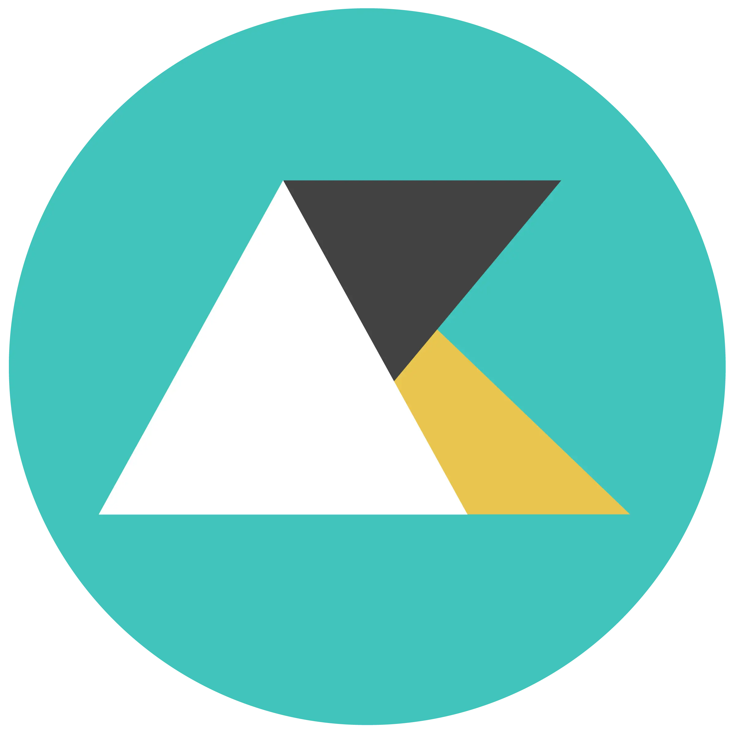 Abstract Modern Triangle Logo Design
