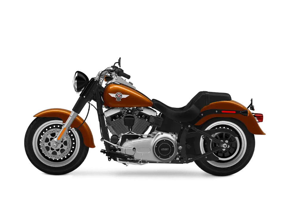 Orange Classic Motorcycle Design