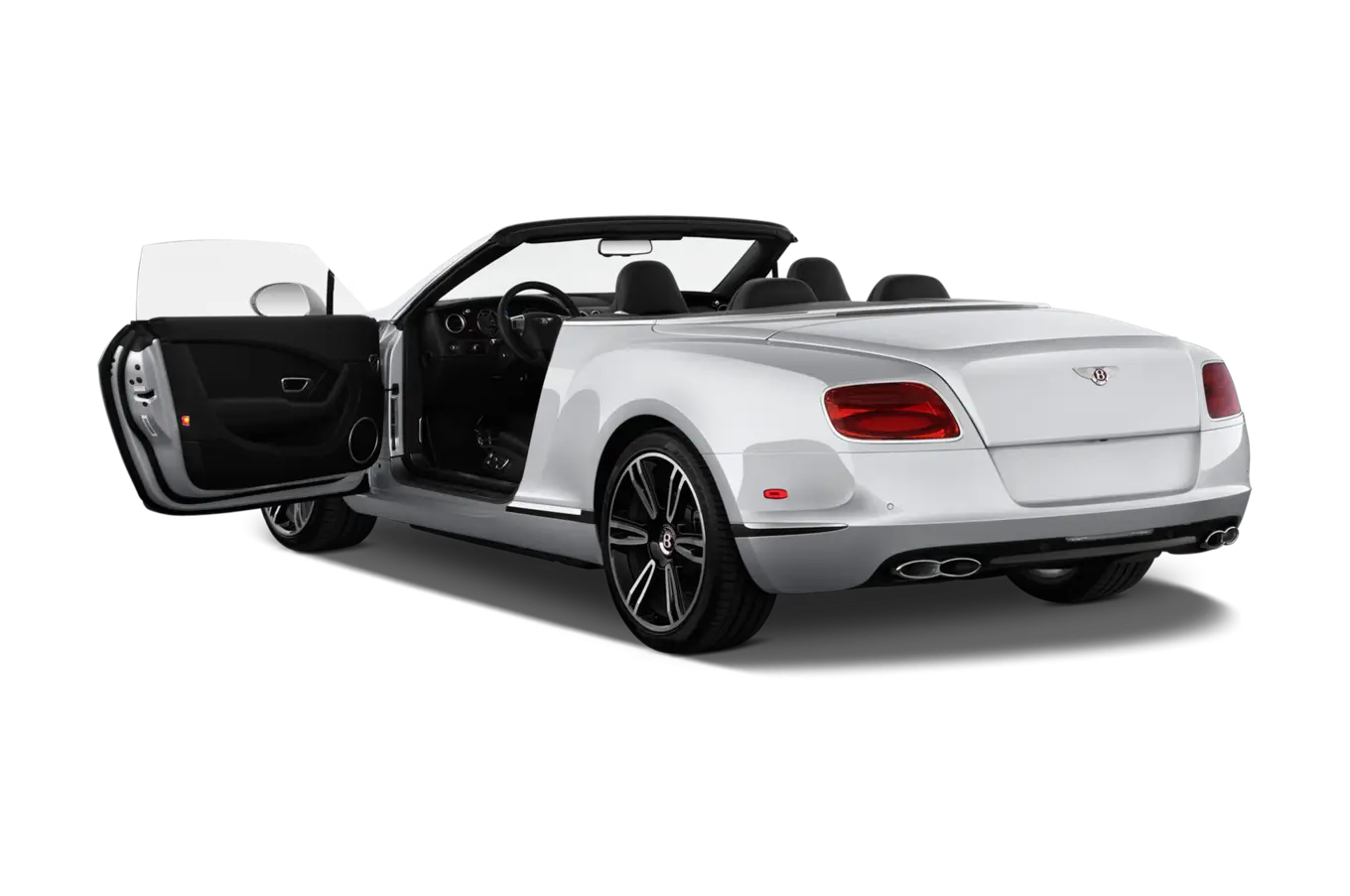 White Convertible Luxury Car