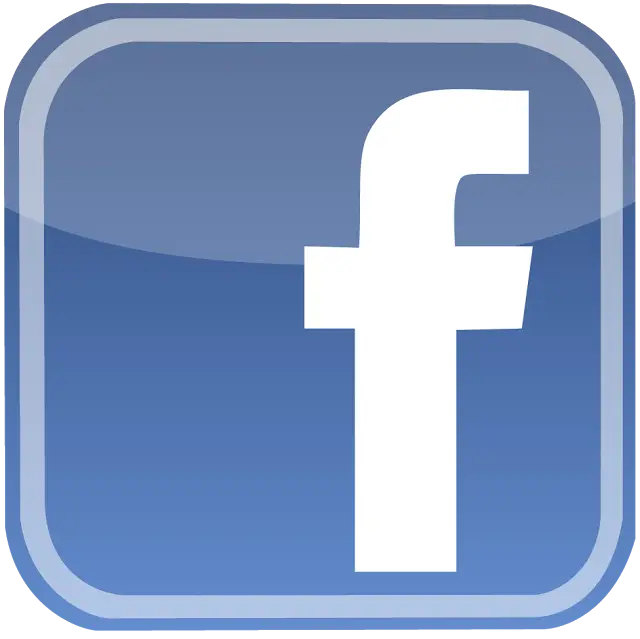 Classic Facebook Logo with Blue Background