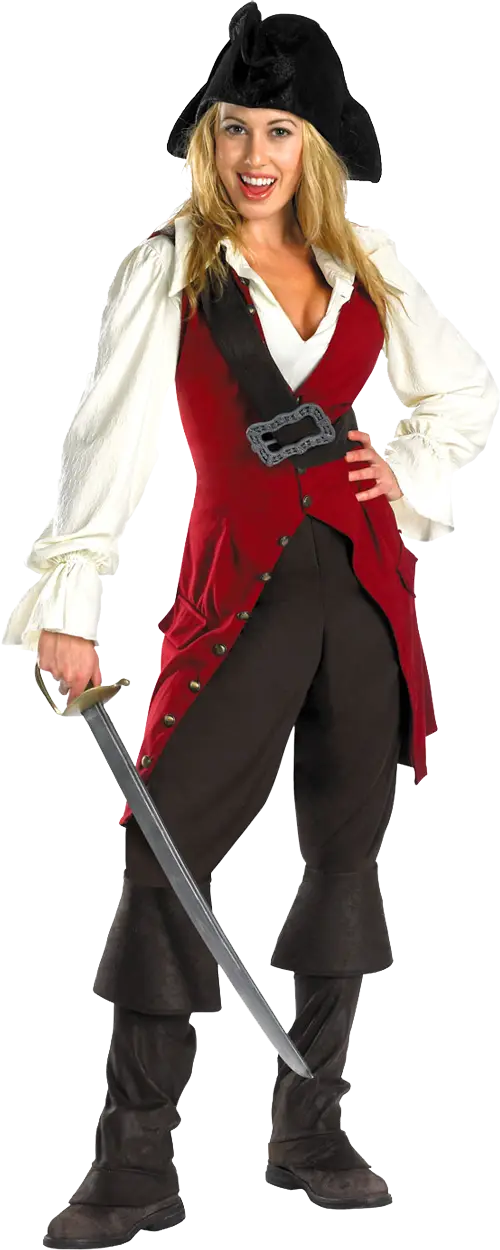 Female Pirate Costume with Sword