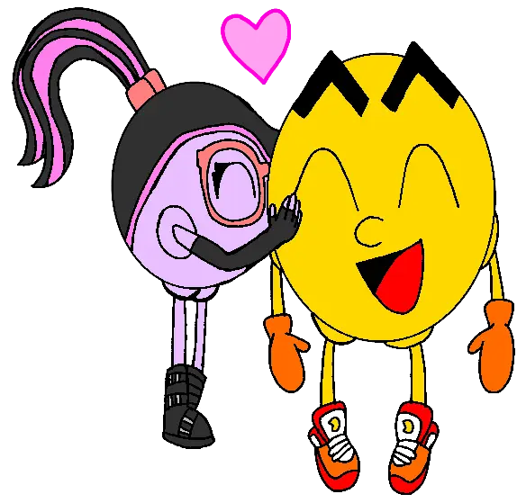 Happy Cartoon Characters in Love