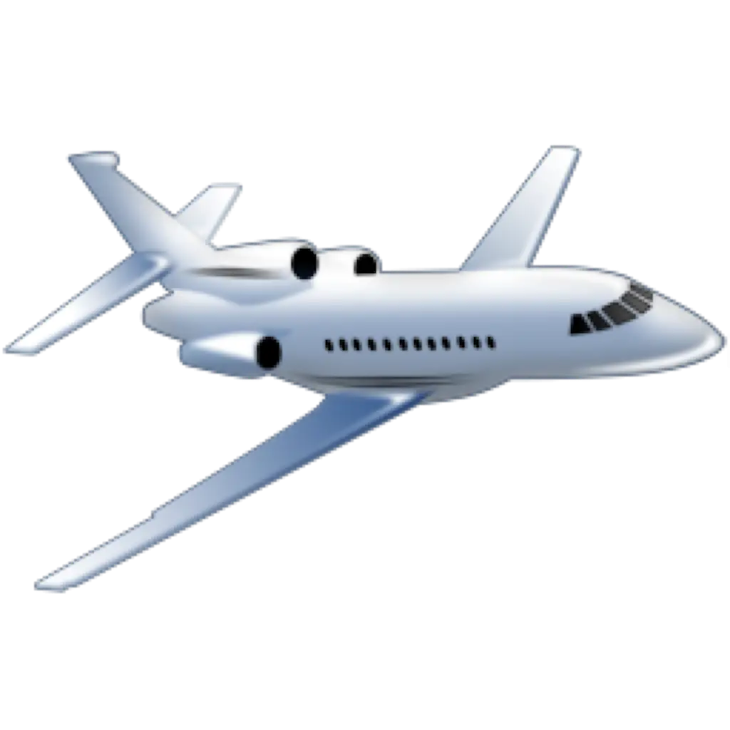 Private Jet Airplane Illustration