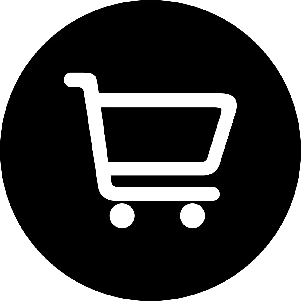 Black Shopping Cart Logo