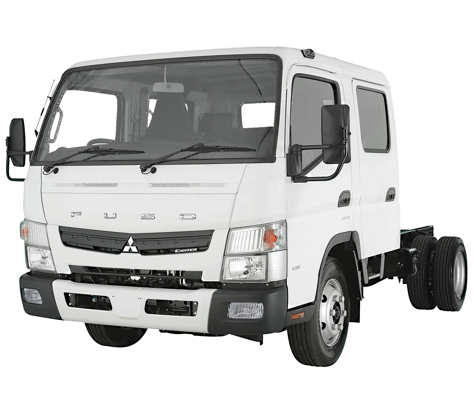 White Truck Cab for Commercial Use