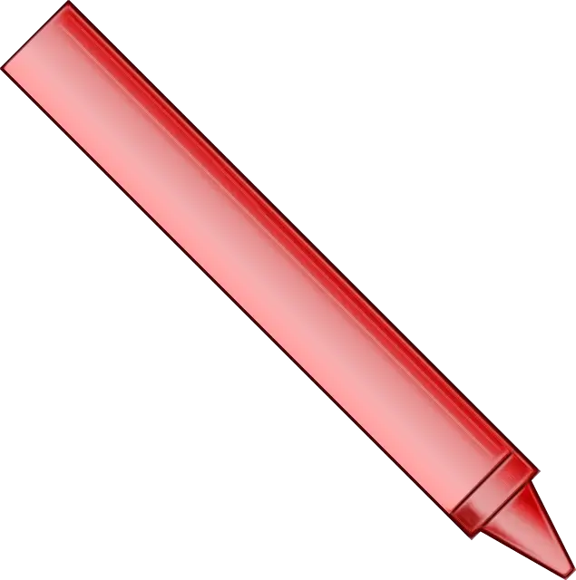 Red Crayon Illustration