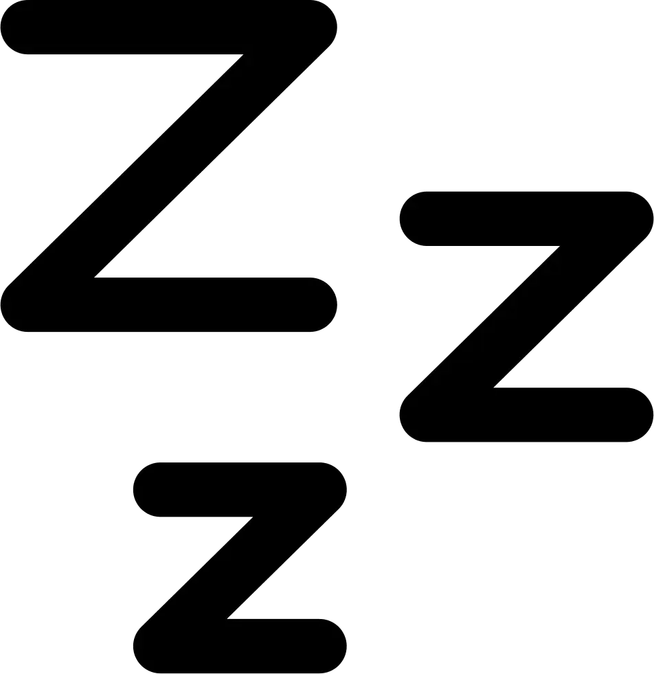 Zzz Symbol Representing Sleep
