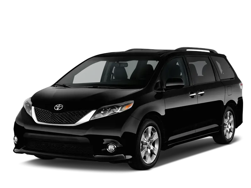 Black Minivan Illustration