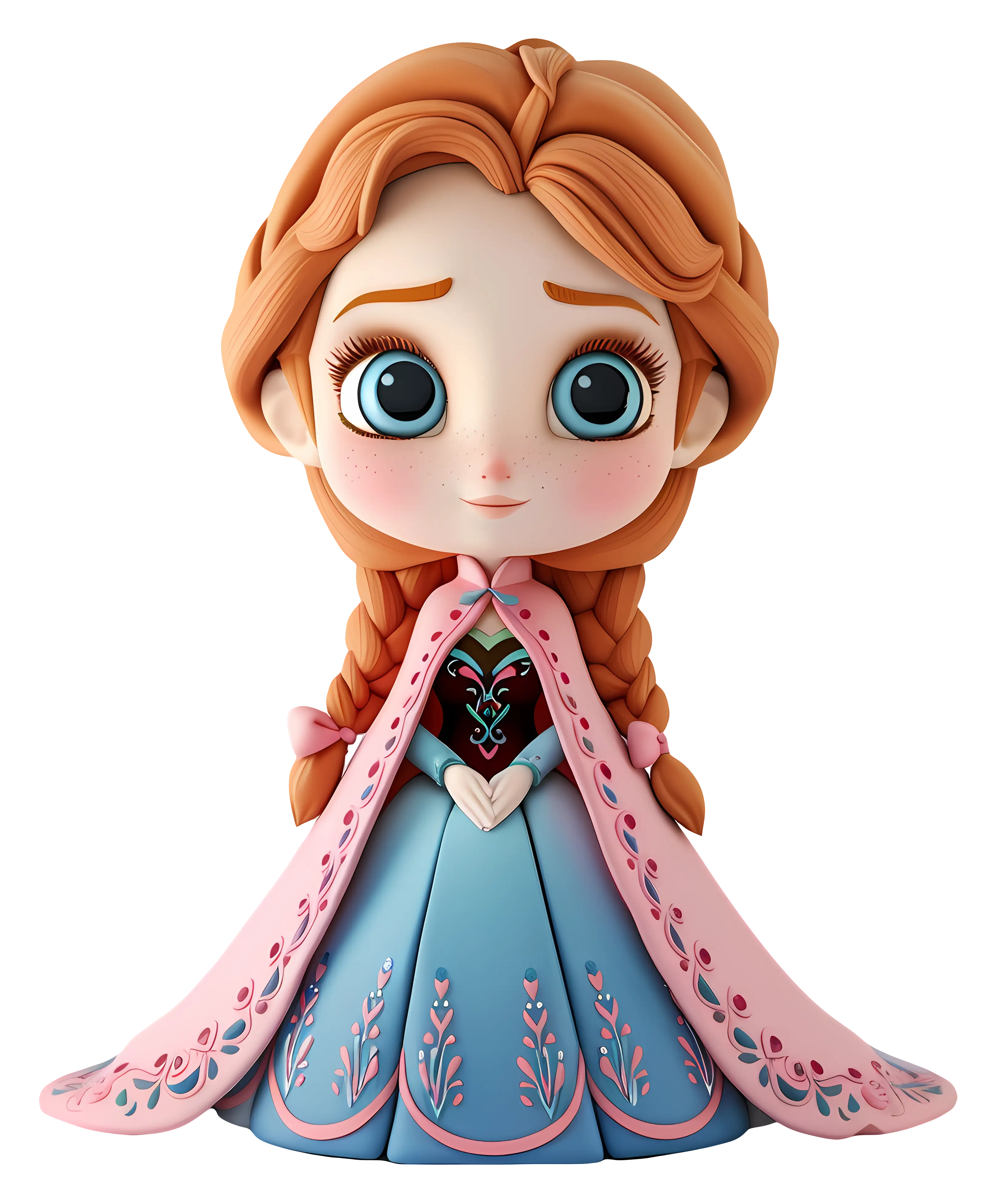 Blue Princess with a Cape