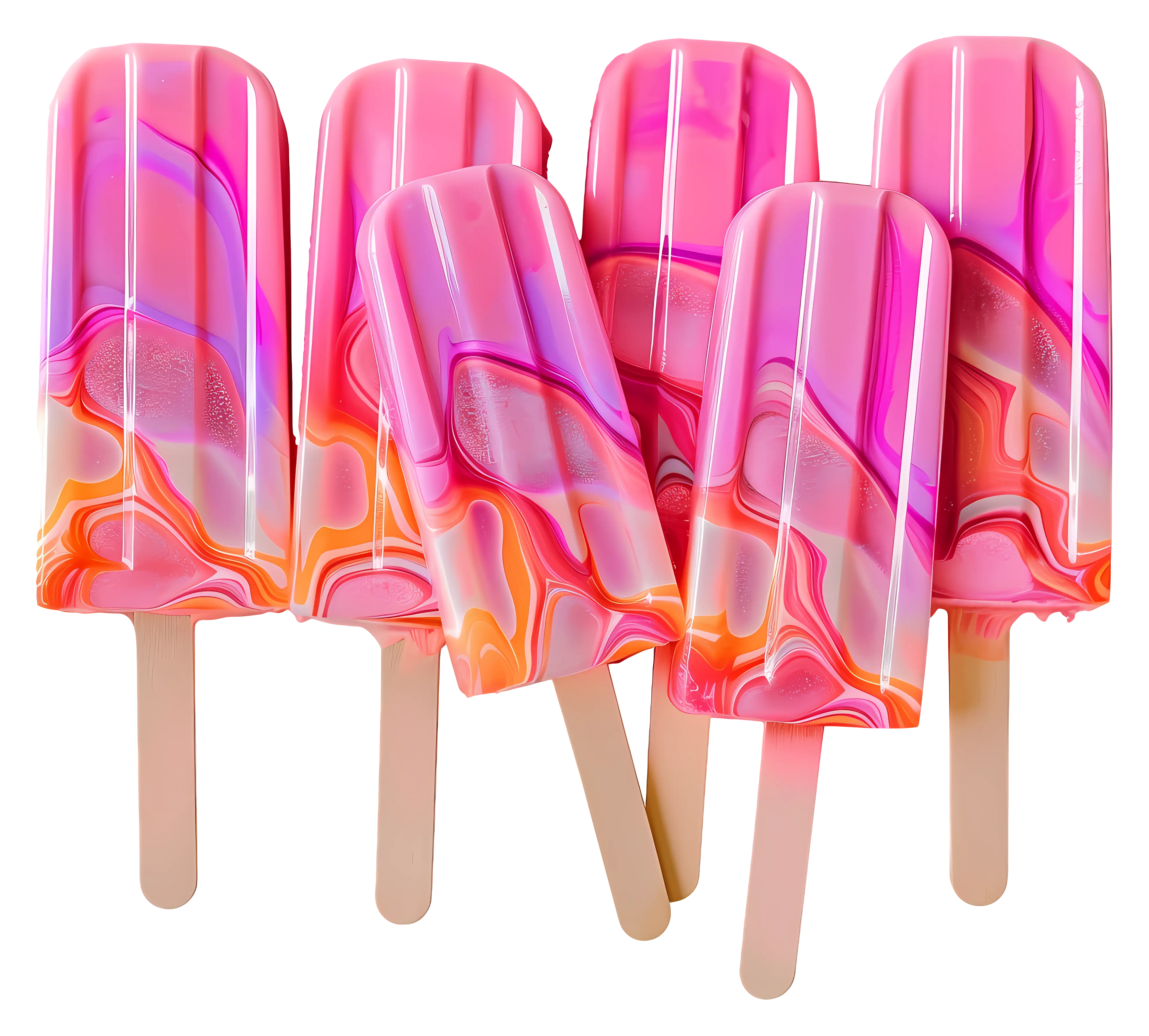 Colorful Popsicles