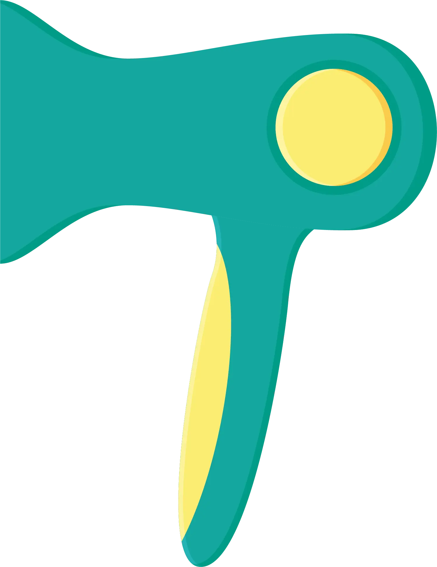 Green and Yellow Hairdryer