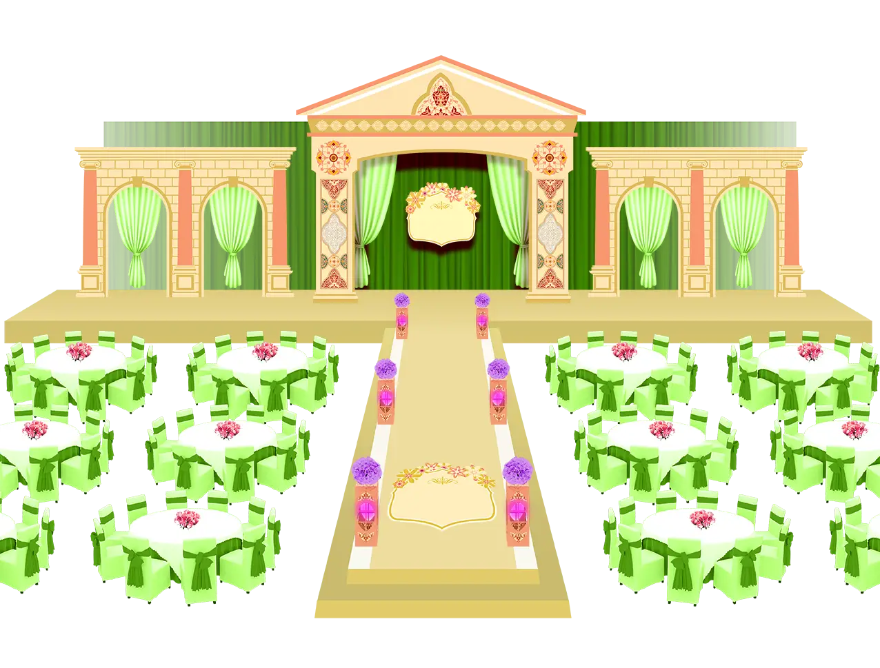 Decorated Stage for Event