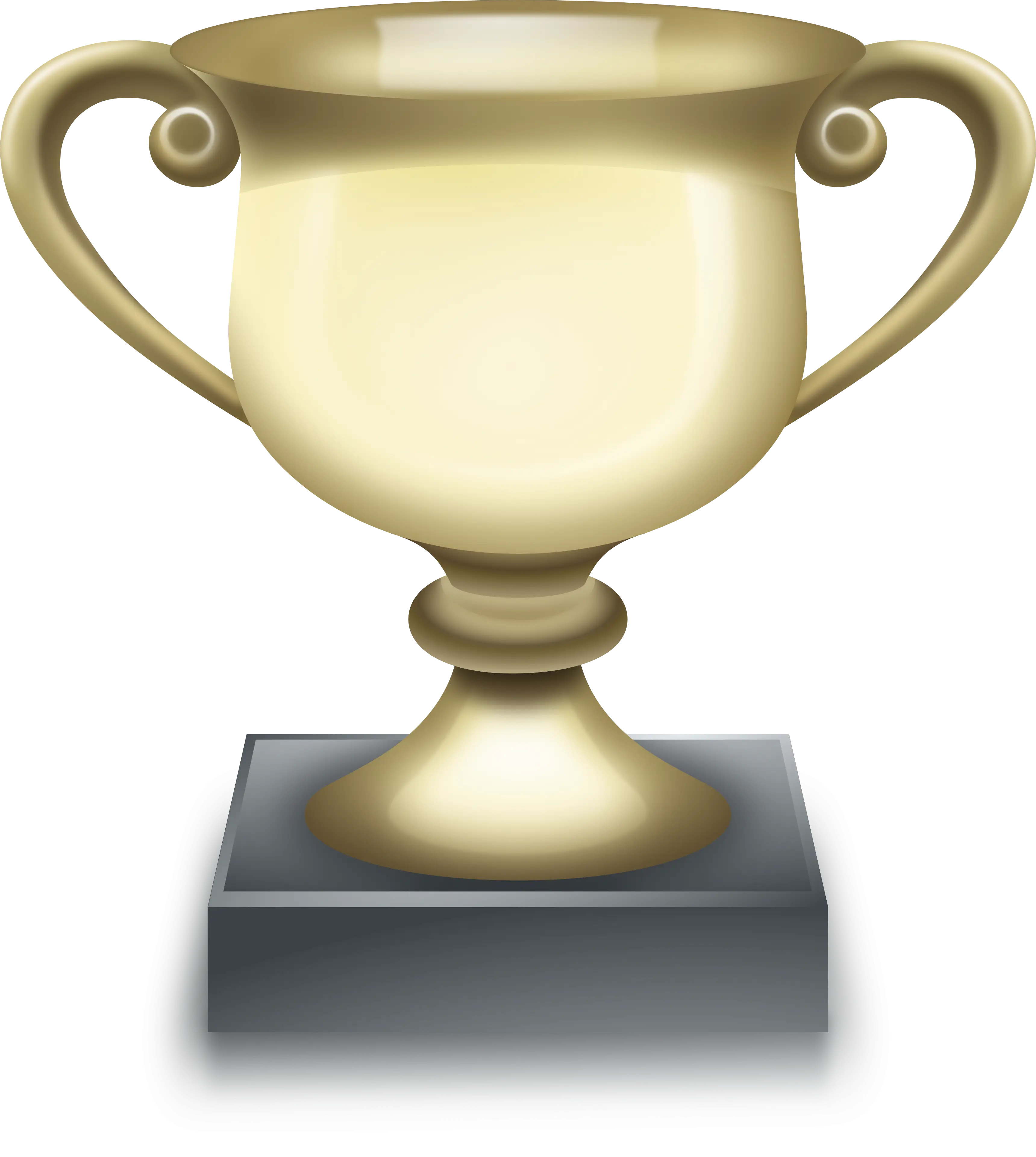 Shiny Gold Trophy Cup for Victory