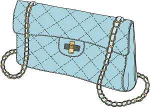 Stylish Blue Handbag