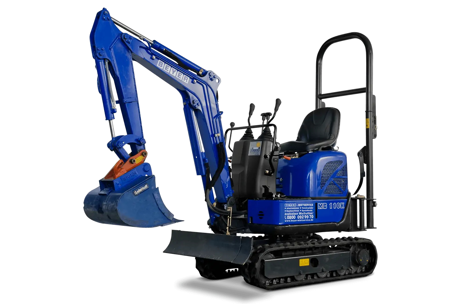 Blue Mini Excavator for Construction