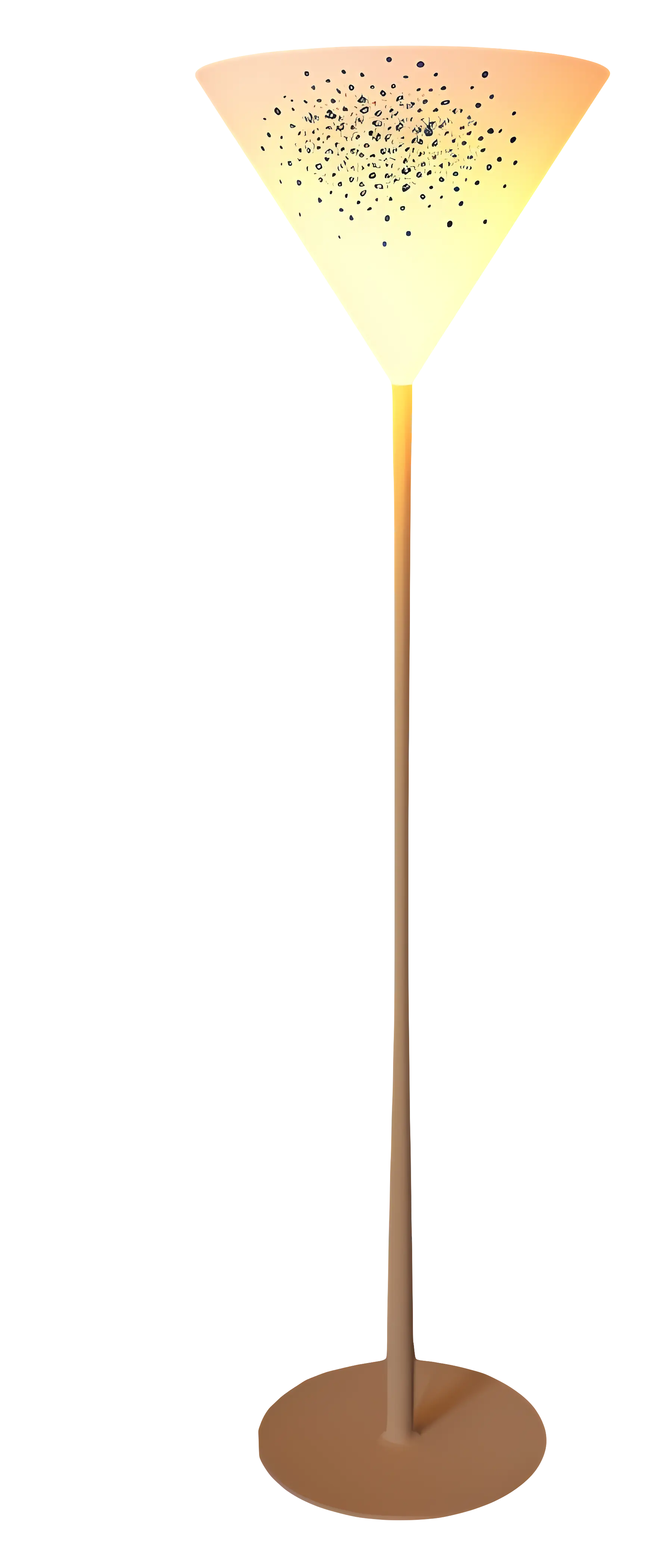 Golden Lamp with Modern Design
